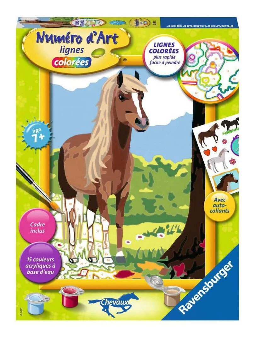 Numéro d'art moyen Cheval et nature N/A