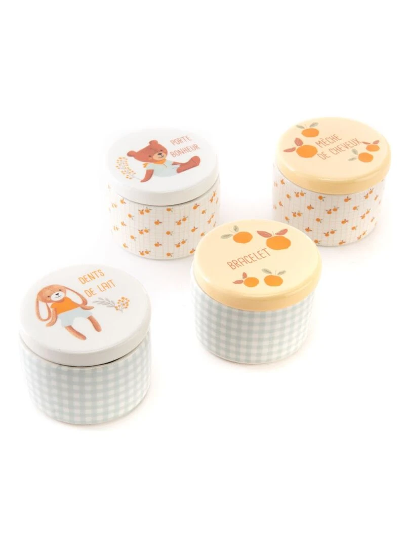 Coffret cadeau de naissance Martin Blanc Jaune