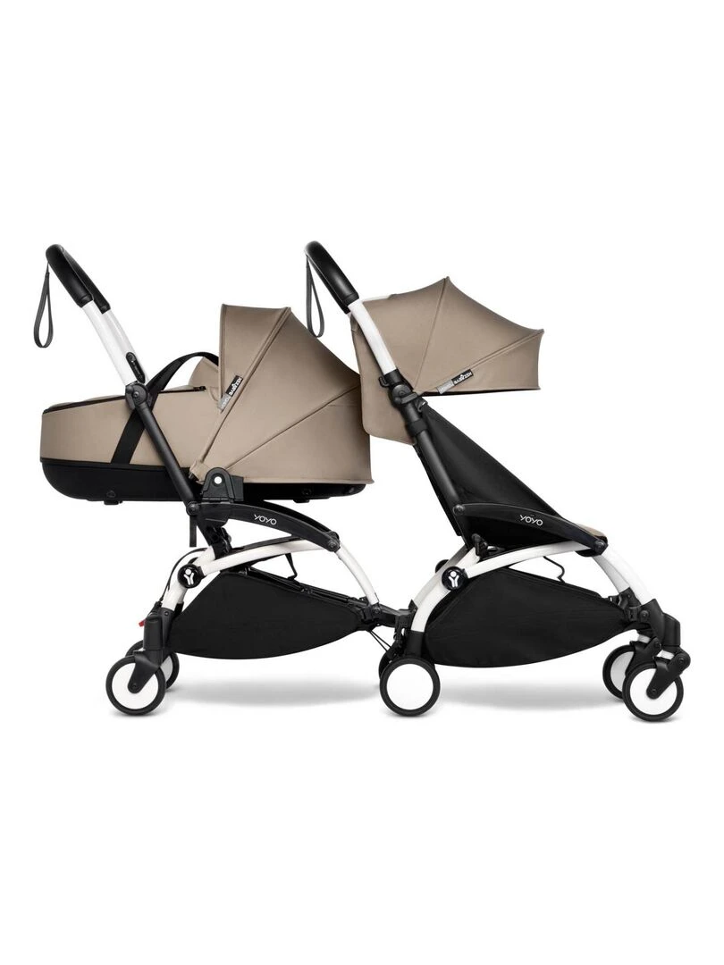 Cadre YOYO connect blanc et nacelle Taupe Beige
