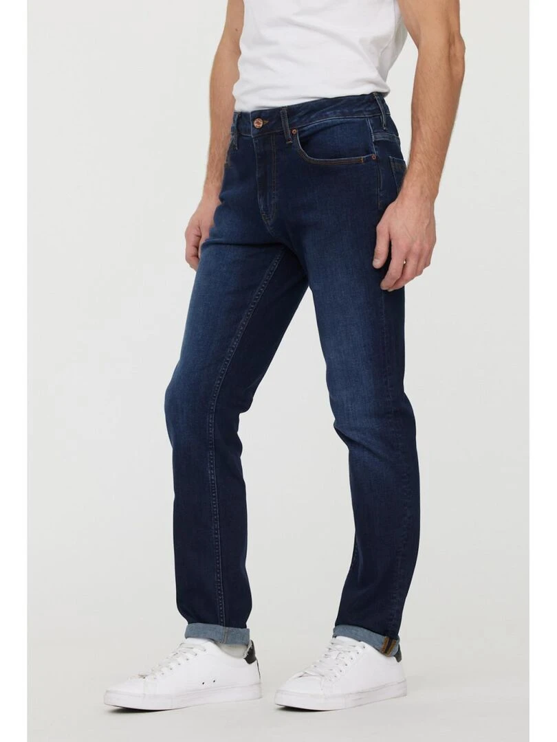 Lee Cooper Jean coton straight 122Z Bleu foncé