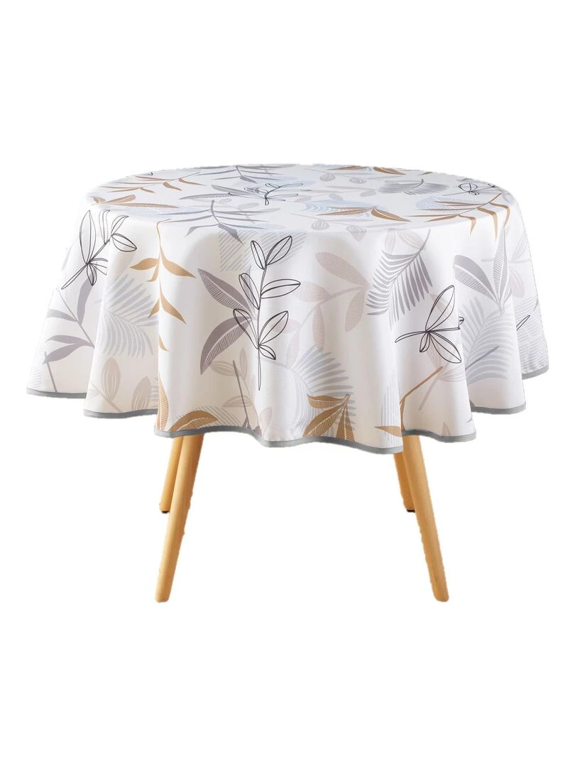 Nappe ronde 180 cm douceur miraline Blanc