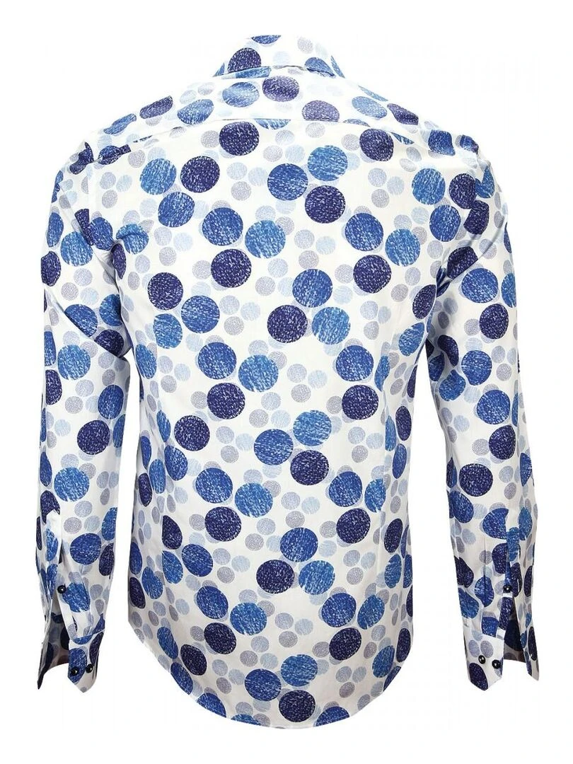 Chemise imprimée PAXTON Bleu