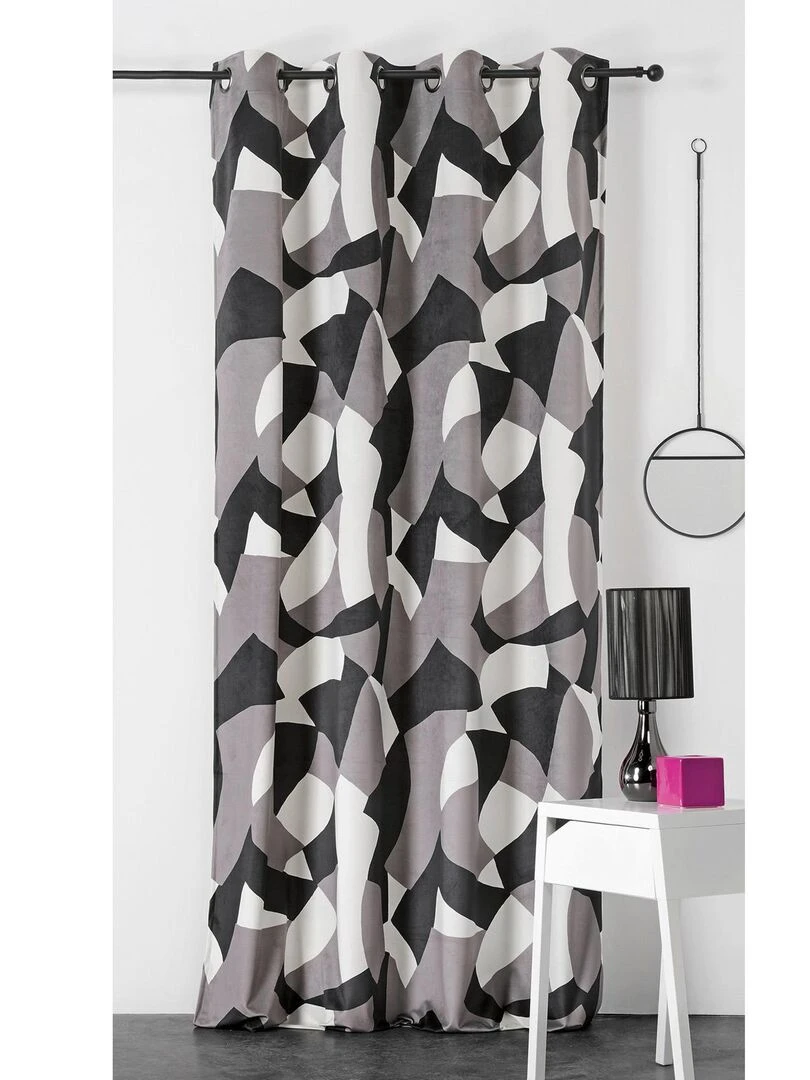 Rideau d'ameublement Camo Gris clair