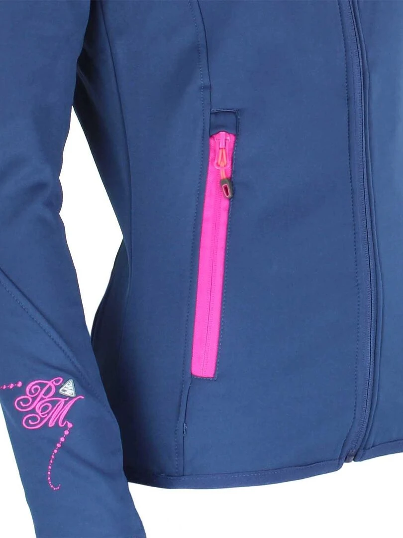Blouson polarshell femme AYNUR   Bleu marine