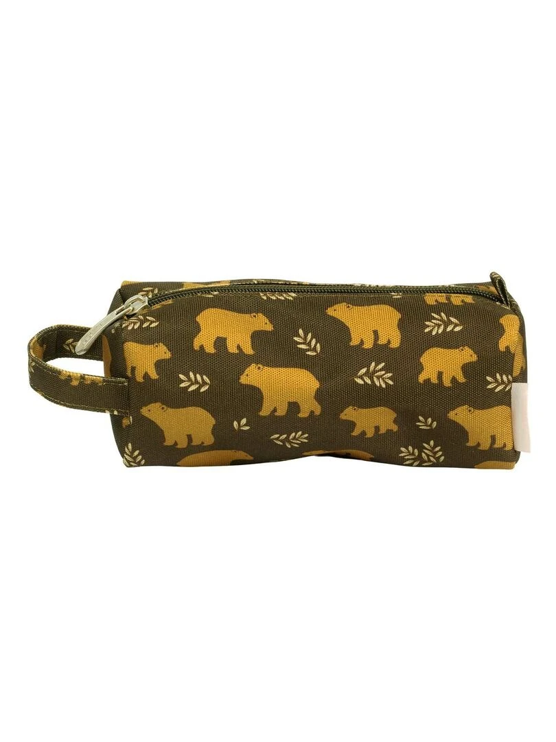 Trousse scolaire Ours   Marron