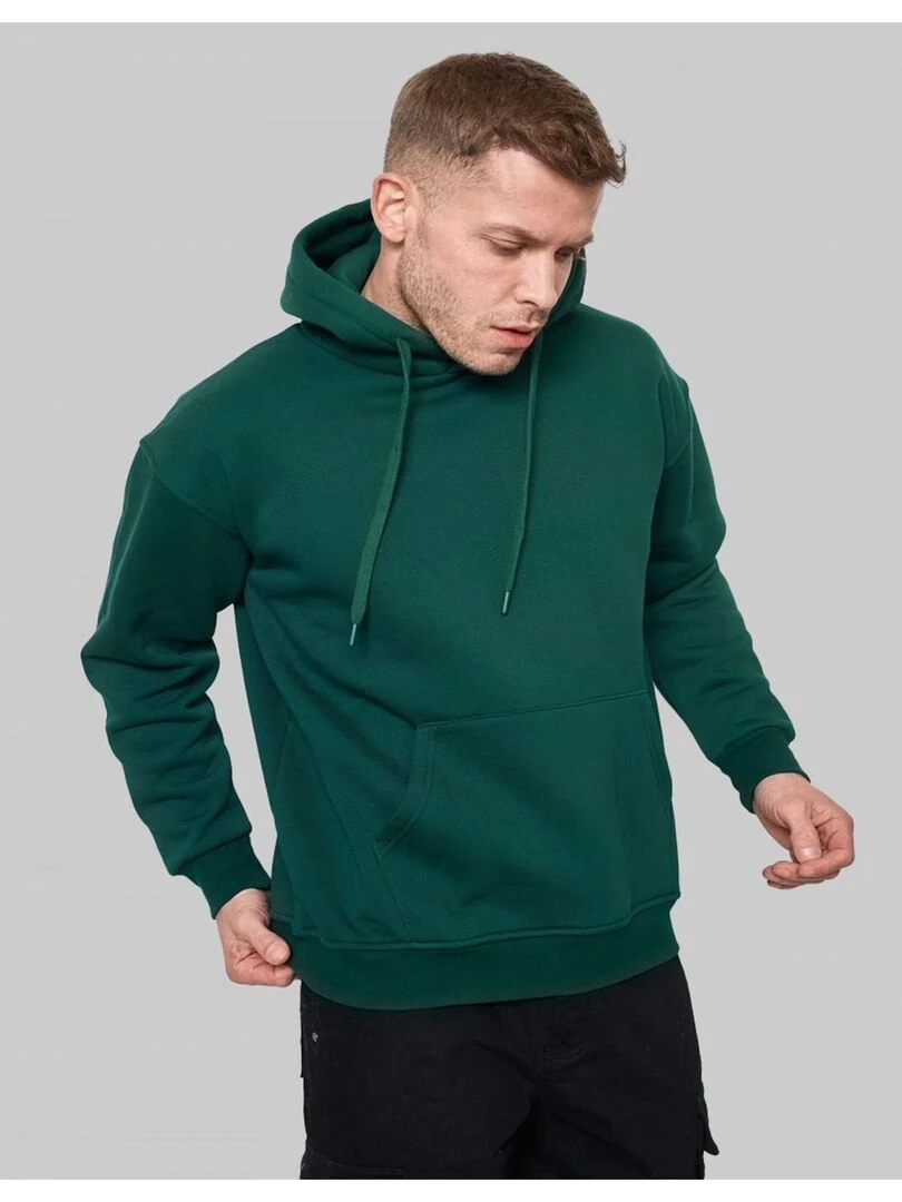 Sweat à capuche Kebello Vert