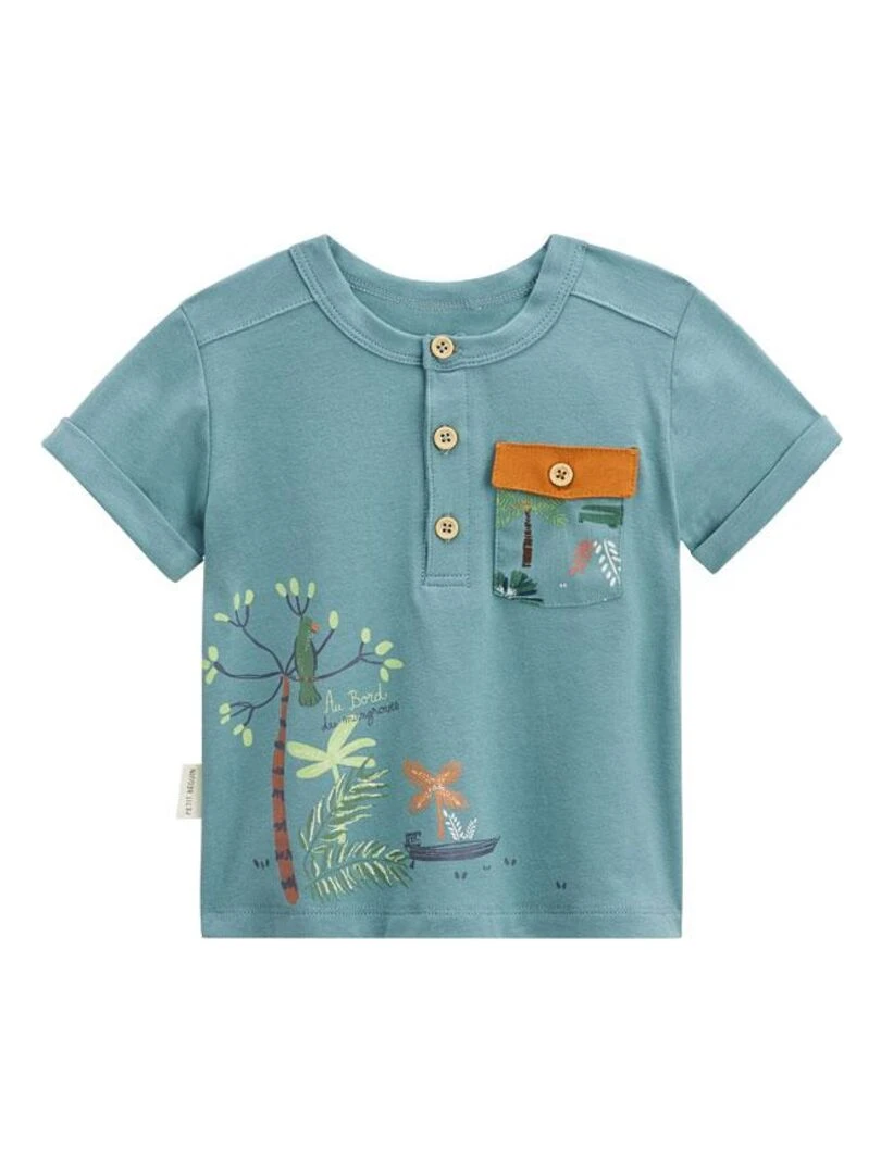 Ensemble bébé t shirt et short Mangrove Bleu