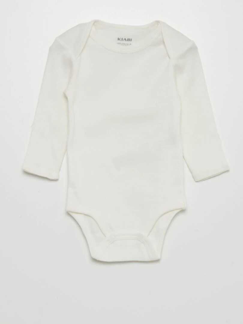 Lot de 7 bodies   BEIGE