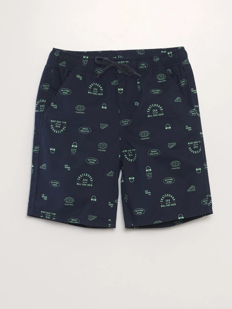Lot de 2 bermudas Bleu