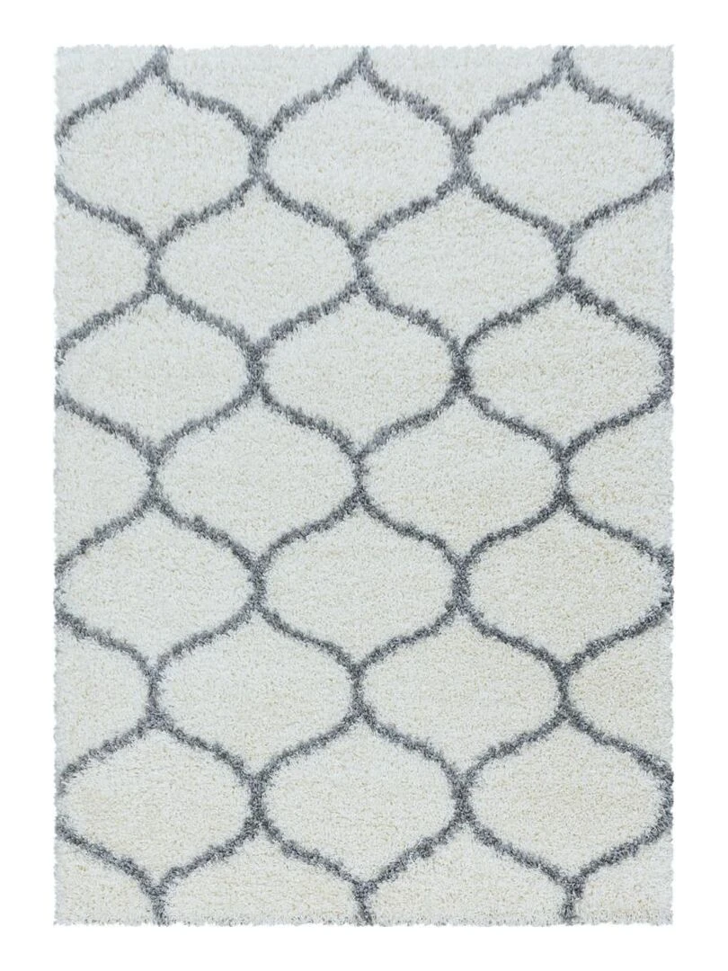 Tapis shaggy SCANDINAV A OEKO TEX® Ecru