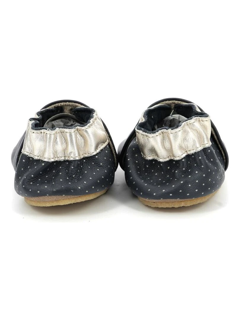 Chaussons Cuir Flyinthewindcrp   Bleu marine