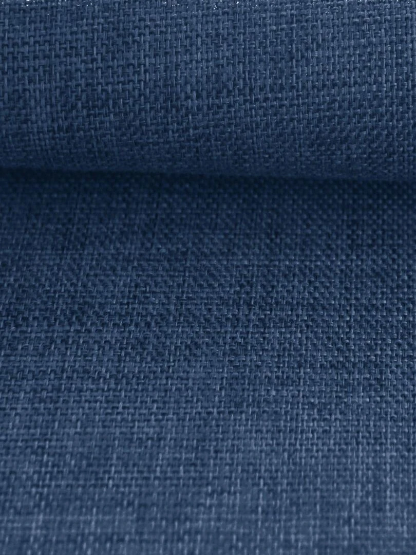 Rideau 100% occultant    Effet chiné   Bleu marine