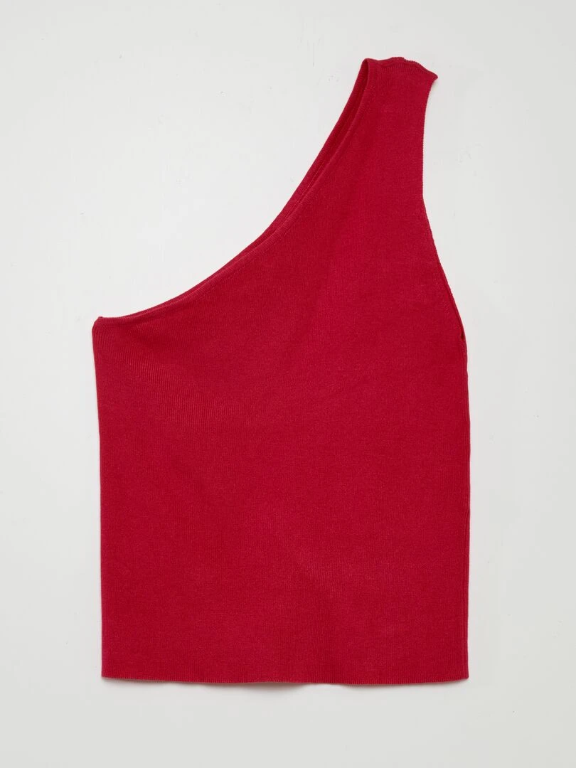 Top one shoulder 'JDY' fuchsia