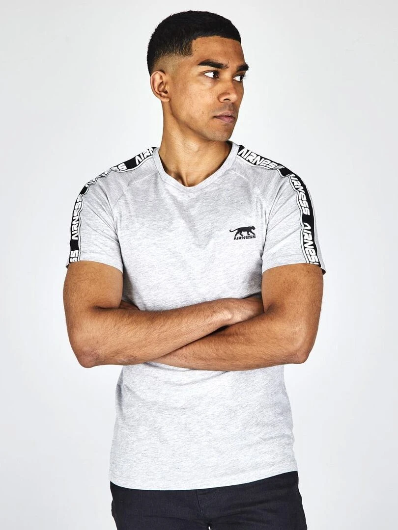 TEE SHIRT NERVE Airness Gris