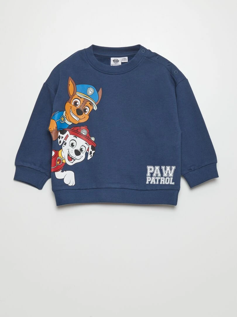 Sweat imprimé 'Pat'patrouille' Bleu Marine