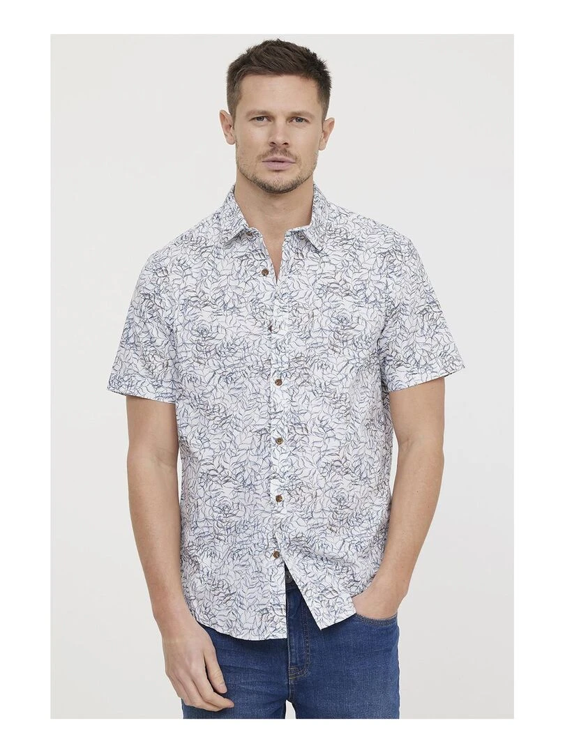 Lee Cooper Chemise manches courtes coton regular DULO Bleu marine