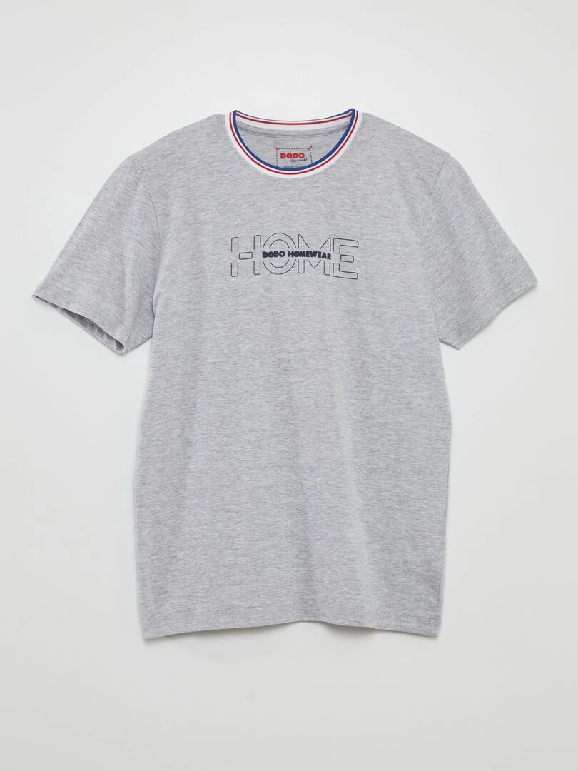Pyjama d'ensemble 'Dodo'   2 pièces   Gris