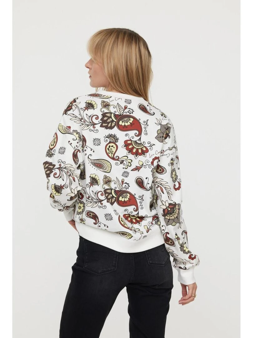 Lee Cooper   Sweatshirt manches longues coton regular EKACI   Beige