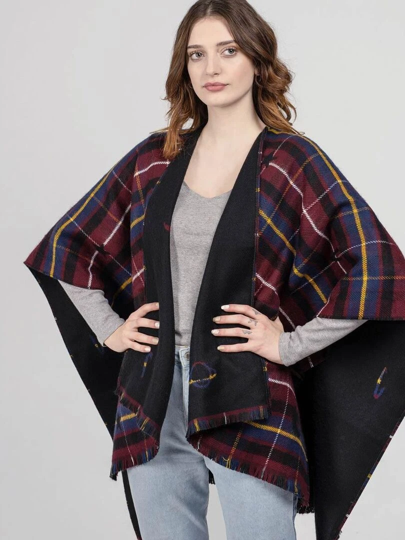 Poncho Astral Fabriqué en France Bordeaux
