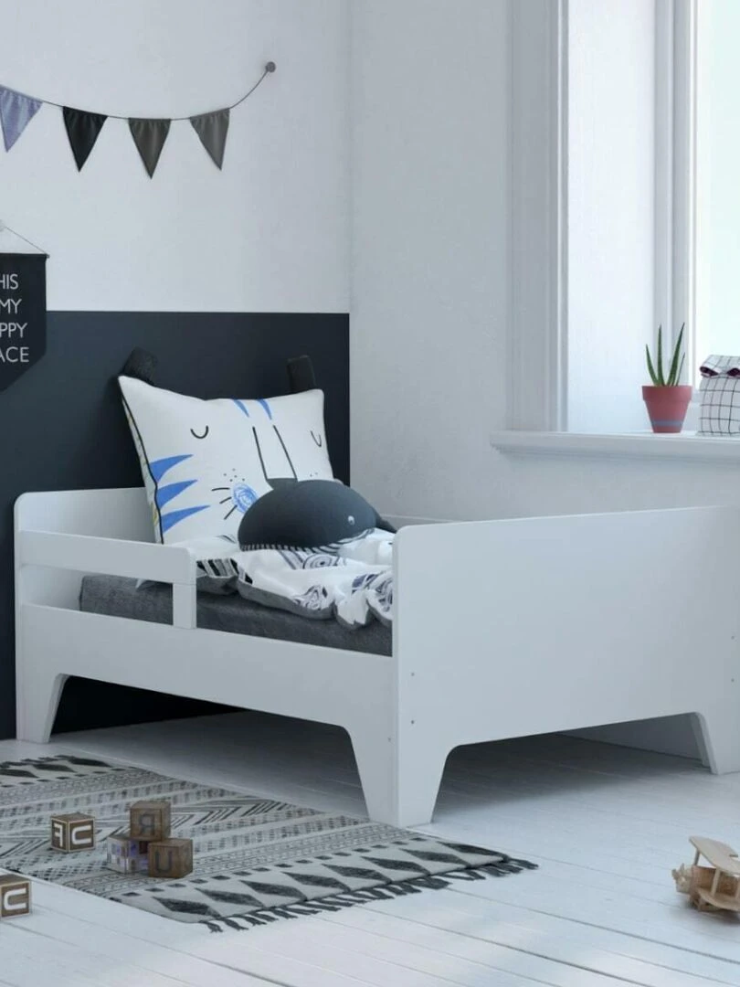 Lit évolutif Andie AKITEN RETAIL Blanc Blanc