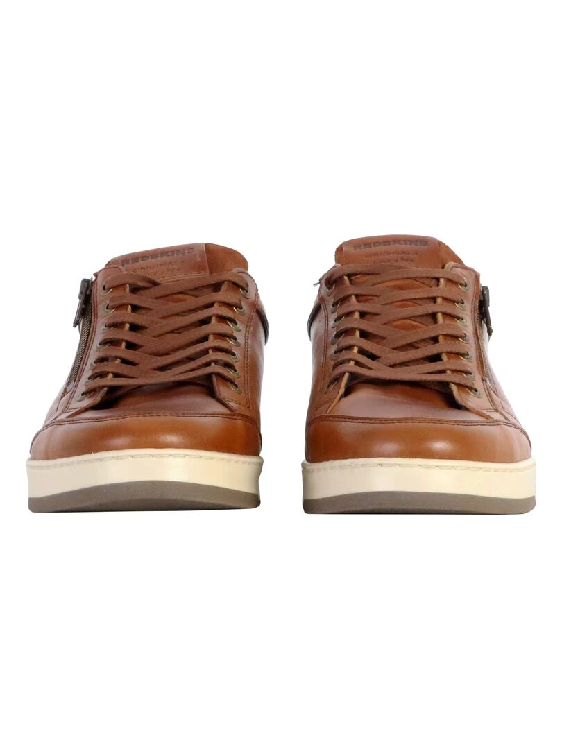 Basket Cuir Redskins Saphir   Marron