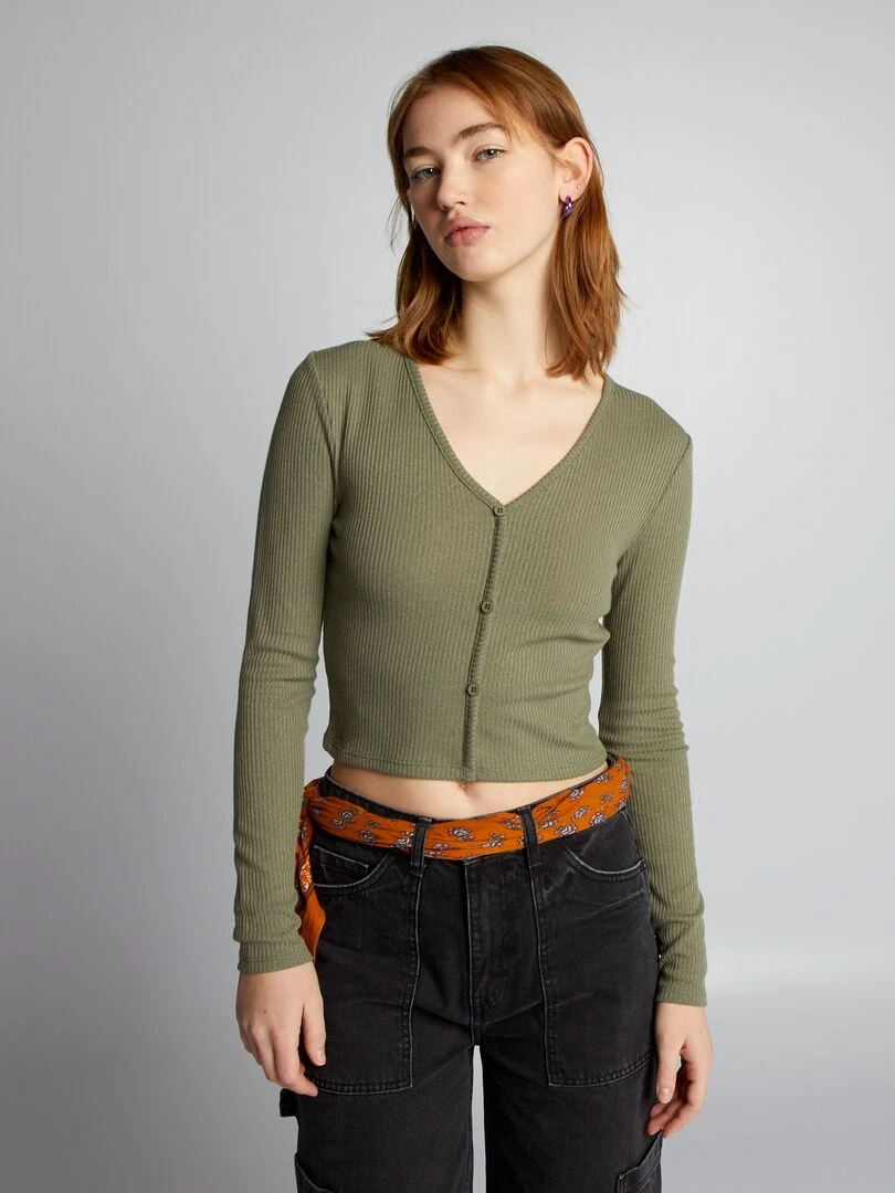 T shirt court   Vert