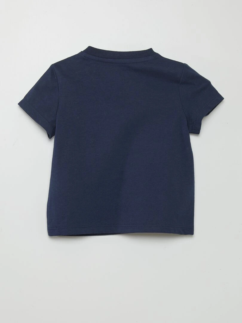 T shirt à manches courtes avec poches   Marine