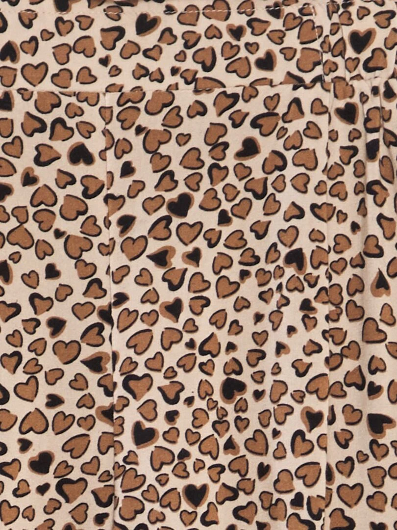 Pantalon large   Beige