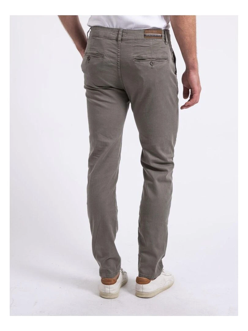 Pantalon chino slim CODY Gris