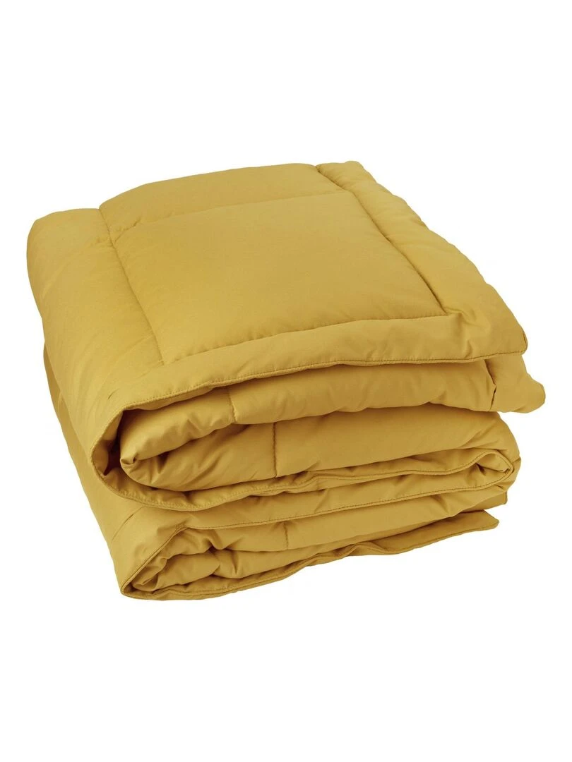 Édredon Effet duvet Jaune moutarde