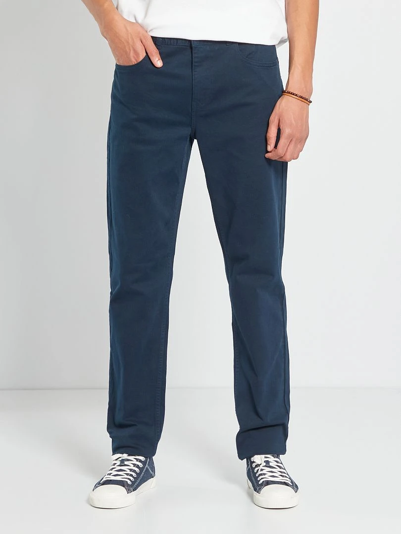 Pantalon slim L36 +1m90 Bleu marine