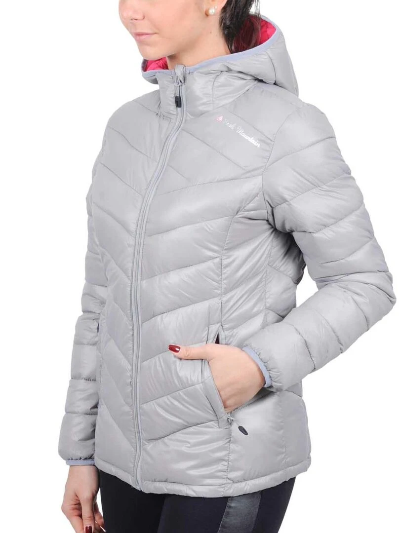 Doudoune fine fille GANSEO   PEAK MOUNTAIN   Gris
