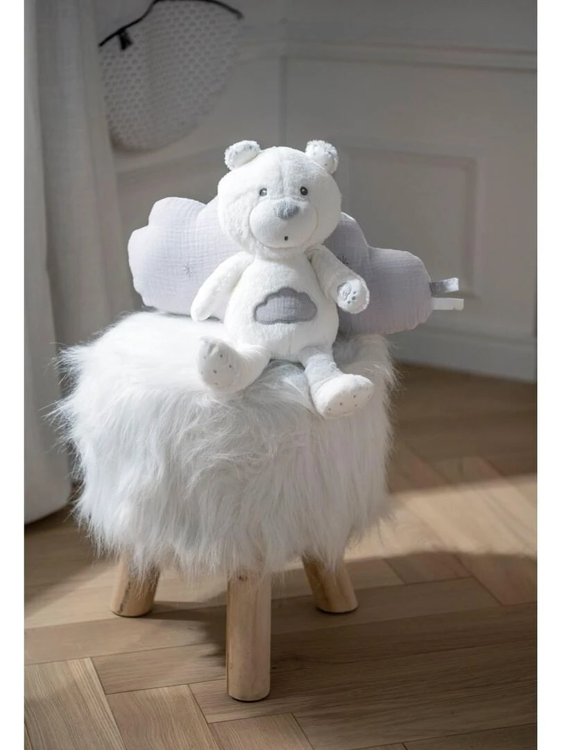Coussin nuage en coton SAUTHON Gris