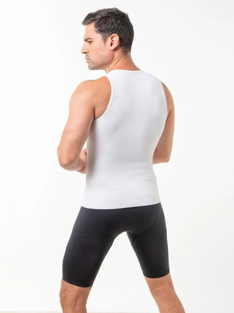 T shirt amincissant avec fibre Emana  Speed   Blanc