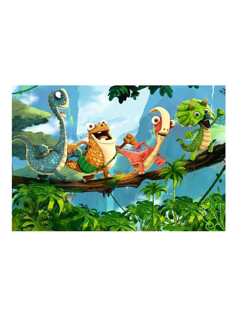 Puzzle 2x12 p la petite bande de dinosaures N/A