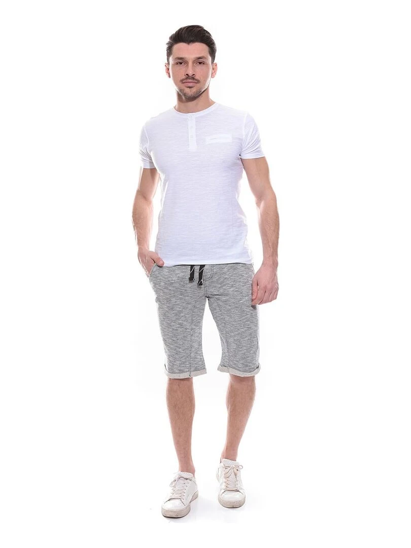 Bermuda molleton BELIOTH   Gris