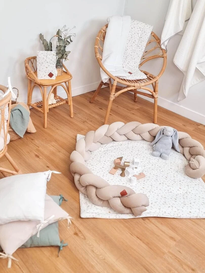 Tapis de parc tapis d'éveil réversible Sidonia Multicolore