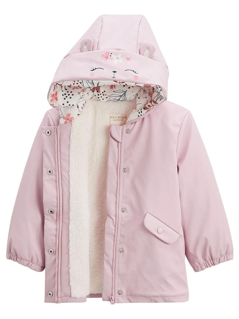 Manteau bébé Rosa   Rose