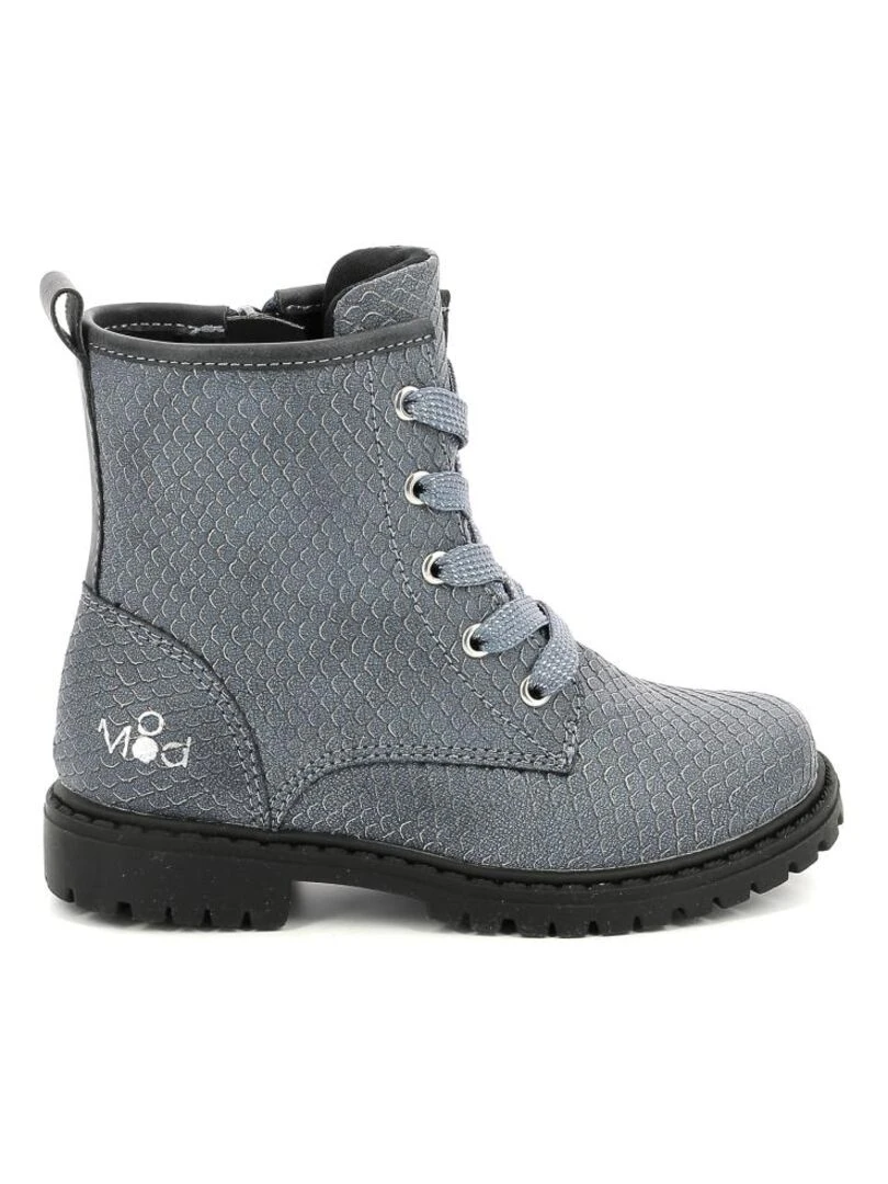 Boots Synthetique Tiname Bleu
