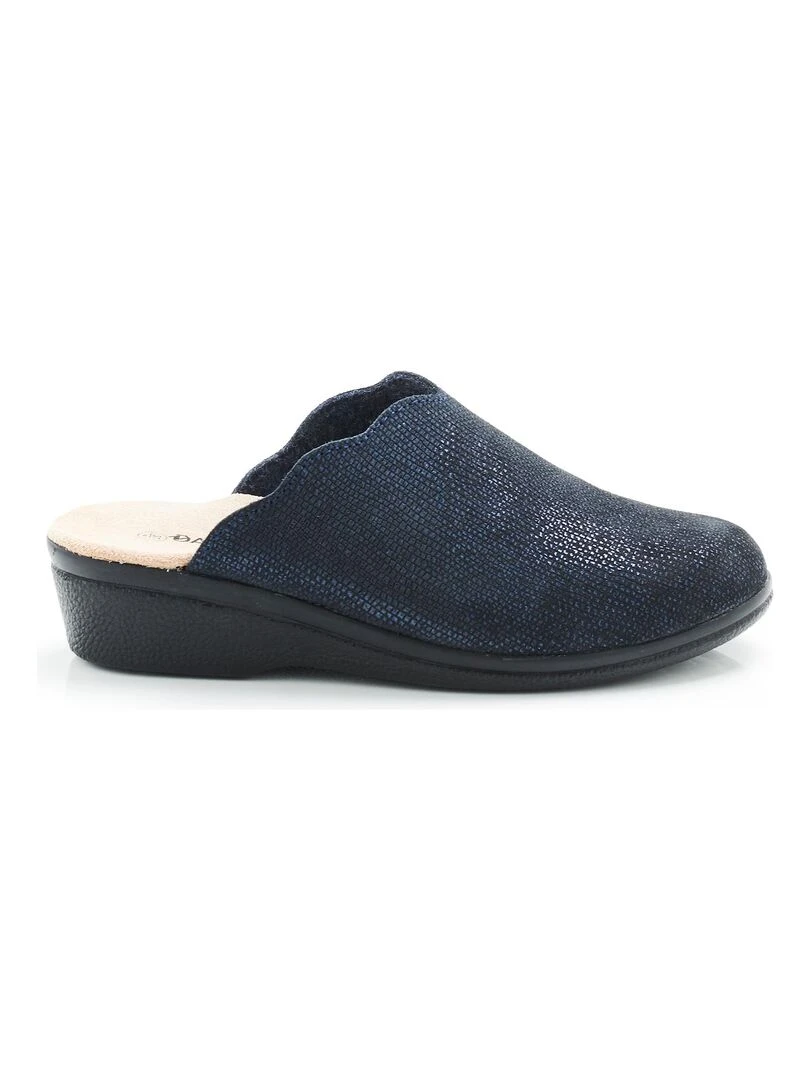 Mules irisées légères  Piedical   Damart   Bleu marine