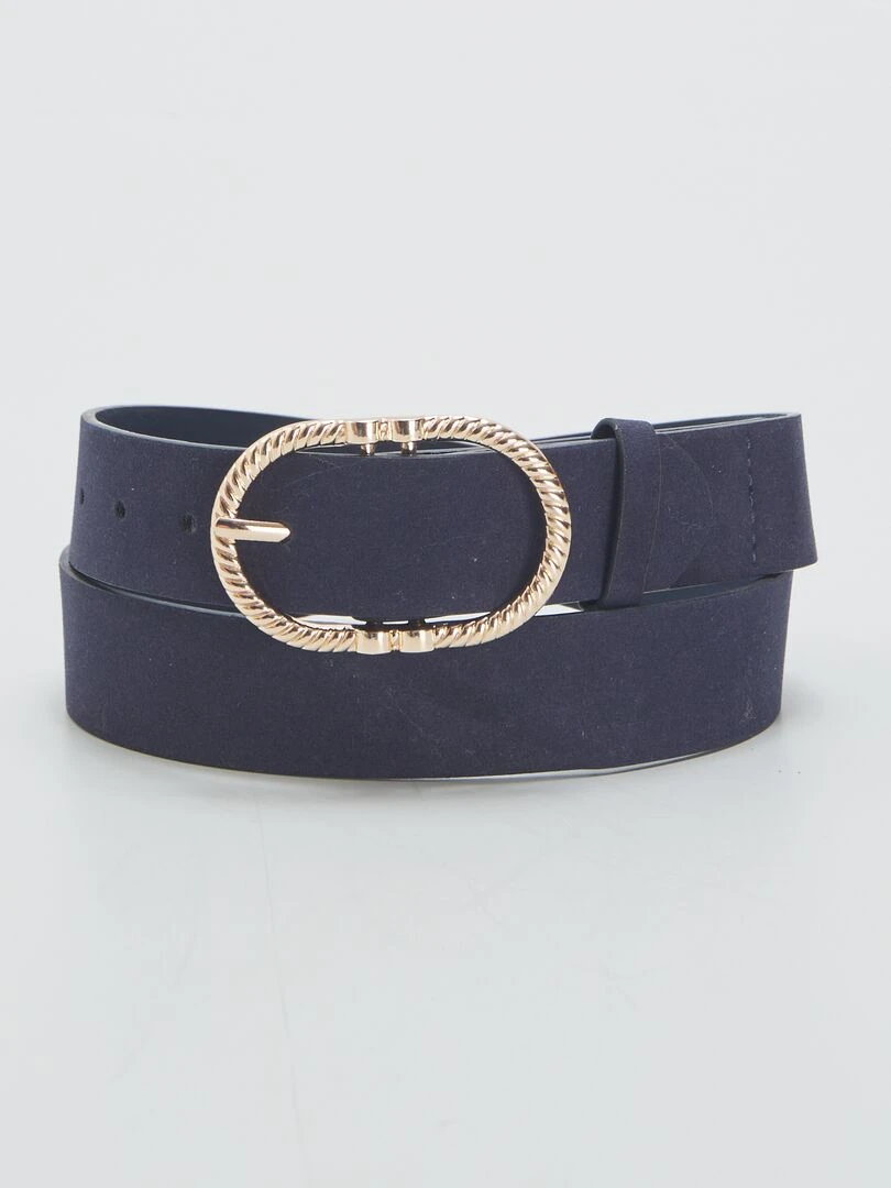 Ceinture en suedine Bleu