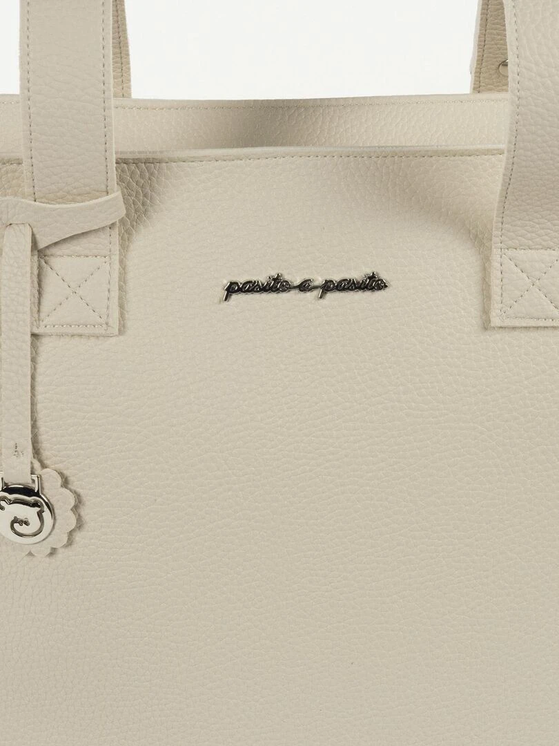 Petit sac à langer à anses Maria beige biscuit   Beige