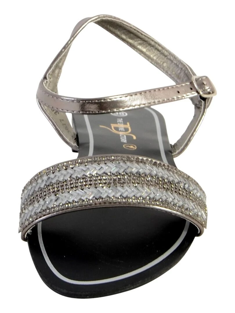 Sandale Femme The Divine Factory HX3677   Noir