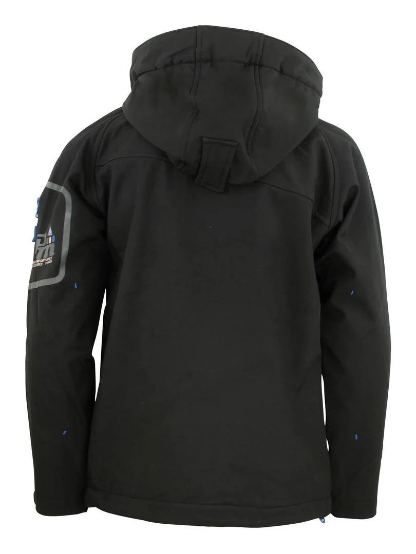 Blouson softshell garçon ECOLOK PEAK MOUNTAIN Noir Noir