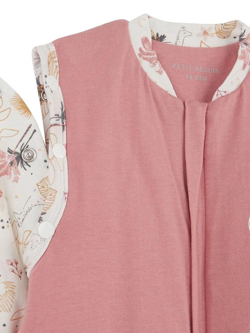 Turbulette TOG 2 avec pieds retroussables et manches amovibles Sahara   Rose