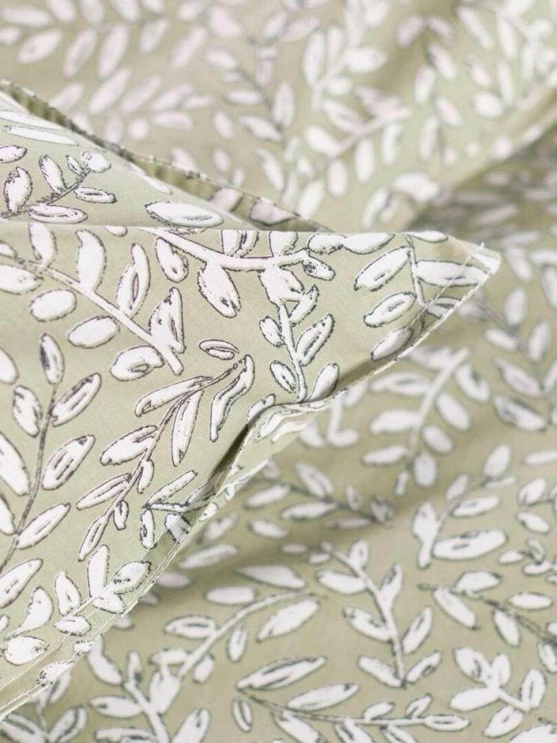 Housse de couette  Sunshine 13.9 + taie(s) 100% coton 57 fils   Vert