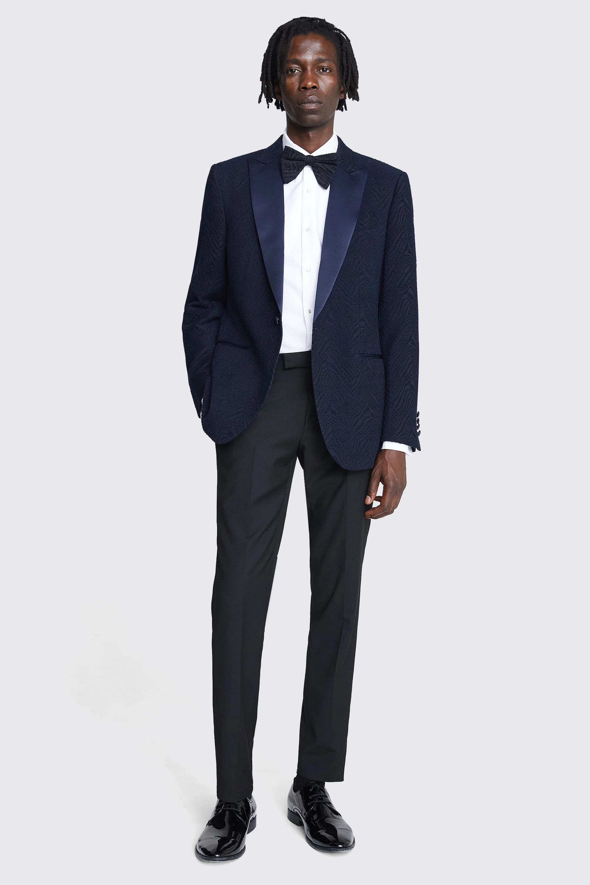 Tailored Fit Navy Hoxton Jacket     Buy Online at Moss