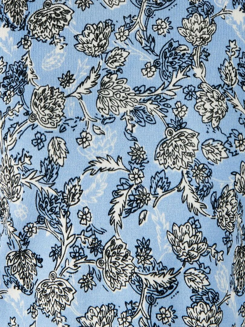 Pull maille fine manches 3/4   Damart   Bleu