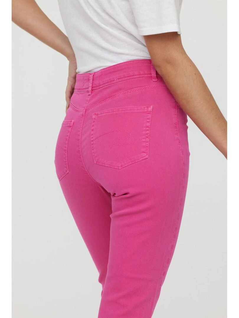 Lee Cooper   Pantalon coton straight LC161   Rose fushia