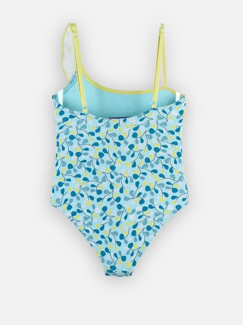 Maillot à imprimés  aqua/citron   Archimède   Bleu